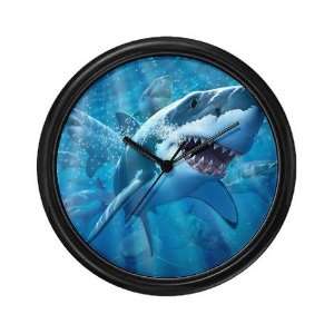  Great White 1 Teeth Wall Clock by CafePress: Home 