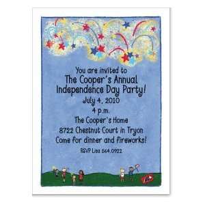  Fireworks Party Invitation Toys & Games