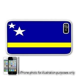   Curacao Flag Apple Iphone 4 4s Case Cover White: Everything Else