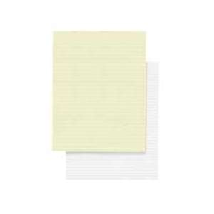   Memorandum Pads, Wide Rule, 16 lb., 8 1/2x11, White: Office Products