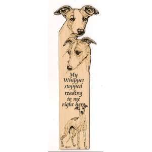  Whippet Laser Engraved Dog Bookmark D# 1: Office Products