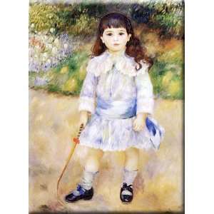 Child with a Whip 12x16 Streched Canvas Art by Renoir, Pierre Auguste