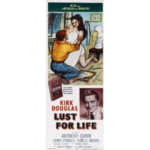 Lust for Life Poster Insert 14x36 Kirk Douglas Anthony Quinn James 