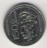 Mexico 1983 50 Centavos KM 492 BU   One year type coin  