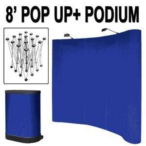   Portable Trade Show Display Booth Podium Kit Set With Counter B