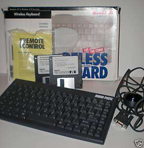Mind Path Wireless Keyboard w/ Manual Windows 95 / 3.x  