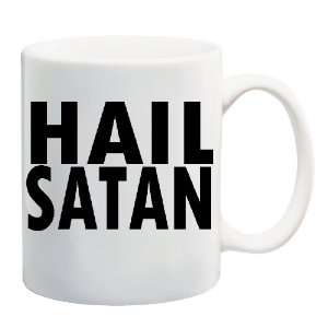  HAIL SATAN Mug Coffee Cup 11 oz: Everything Else