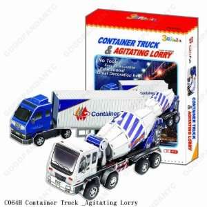  3d Puzzle Container Truck & Agitating Lorry Toys & Games