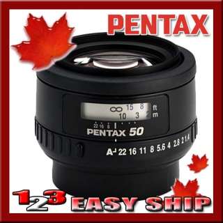 NEW PENTAX SMC FA 50mm F1.4 LENS K20D K 7 K r K 5  