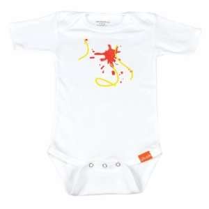   ML20062WH The Messy Line   White Sauce toss 6 12 month onesie Baby