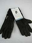 Womens Suede Insulated Gloves Brown by Jaclyn Smith NWT