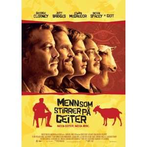   Goats Poster Norwegian 27x40 George Clooney Ewan McGregor Jeff Bridges