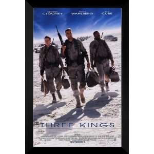   Three Kings FRAMED 27x40 Movie Poster George Clooney