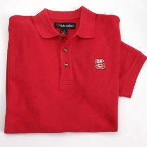    North Carolina State Solid Pique Polo   XX Large