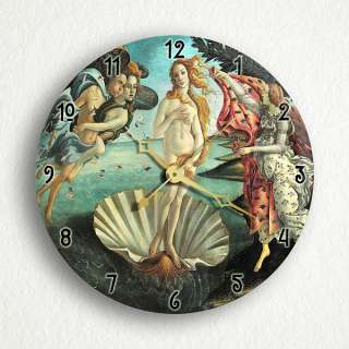 Botticellis The Birth of Venus 6 Silent Wall Clock  