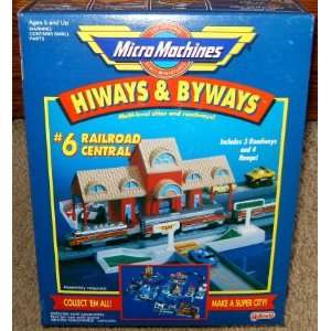  Micro Machines Railroad Central #6: Toys & Games