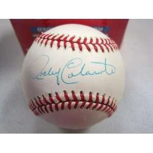  Rocky Colavito Signed Baseball   A l W jsa   Autographed 