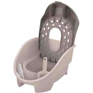  Richell Paw Trax Cat Potty, Beige/Taupe