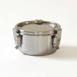  3 clip Stainless Steel Airtight Food Storage Container 