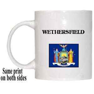  US State Flag   WETHERSFIELD, New York (NY) Mug 