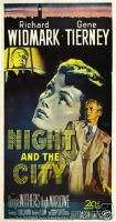NIGHT AND THE CITY MOVIE POSTER Richard Widmark VINTAGE  