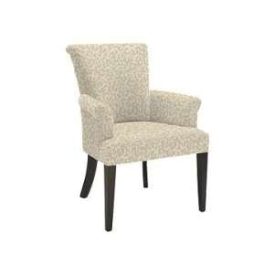 Williams Sonoma Home Phoebe Armchair, Coral Silhouette, Flax:  