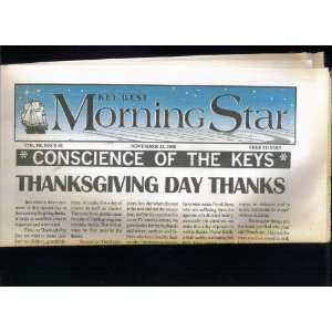  KEY WEST MORNING STAR. NOVEMBER 23, 2000. VOL III ISSUE 42 