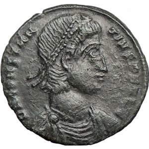 CONSTANTIUS II 351AD Authentic Genuine Ancient Roman Coin BATTLE Horse 