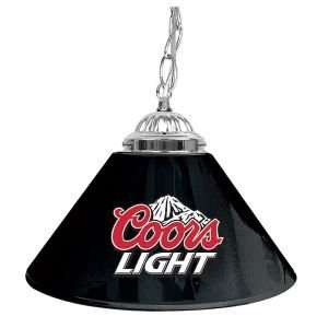  COORS LIGHT BEER 14 INCH SINGLE SHADE BAR LAMP: Home 