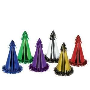   Beistle 60615 25   Fringed Foil Party Hats   Pack of 25 Toys & Games