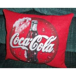  THROW PILLOW MADE FROM COKE TAPESTRY FABRIC Everything 