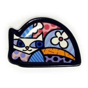  Cat with Flower Teabag Holder Romero Britto: Home 