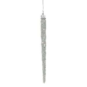   Beaded Glitter Icicle Christmas Ornament #2719125: Home & Kitchen