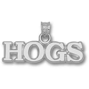  University of Arkansas Hogs Pendant (Silver) Sports 