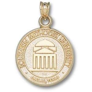  Southern Methodist University Seal Pendant (Gold Plated 