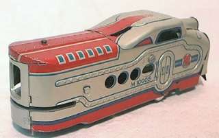 GORGEOUS OLD MARX NO. 7674 ARTICULATED STREAMLINE TRAIN SET IN 