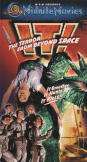 IT THE TERROR FROM BEYOND SPACE HIGH QUALITY ORIGINAL OWNER VHS 