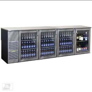    XSH(LLLR) 108 Glass Door Two Zone Back Bar Cooler: Kitchen & Dining