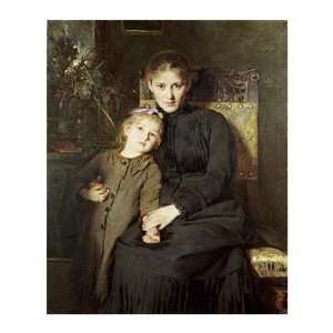  Bertha Wegmann   A Mother And Daughter In An Interior 