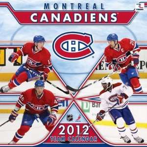  NHL Montreal Canadiens 2012 Wall Calendar