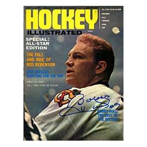 Bobby Hull Autographed / Signed Hockey Illustrated Magazine   January 