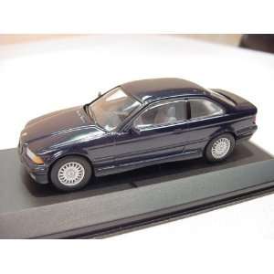  1/43 Minichamps BMW 3 Series Coupe Blue: Toys & Games
