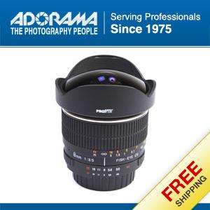 Pro Optic 8mm f/3.5 Manual Focus, Fish Eye Lens with Nikon Mount 