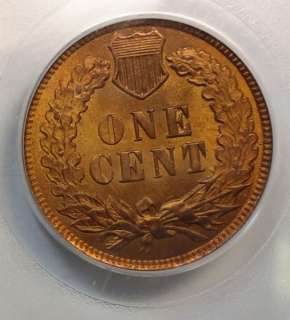 1901 INDIAN ONE CENT PCGS MS65 RED GREEN LABEL!  