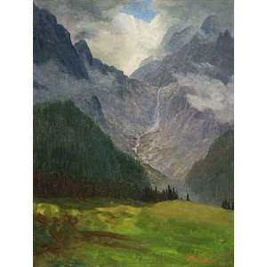   Albert Bierstadt   24 x 32 inches   Storm in the Rocky Mountains Home