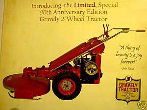 Gravely 90th Anniversary Edition Tractor 30 mower RARE  