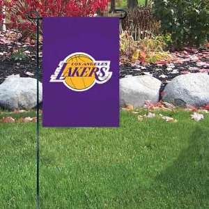  Los Angeles Lakers Mini Garden Flag   GFLAK: Patio, Lawn 