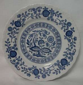 Enoch Wedgwood Blue Heritage (blue onion) dinner plate  