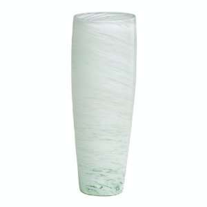   Design 02941 White and Clear 10 Small Alessia Vase: Home & Kitchen