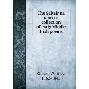  The Saltair na rann  a collection of early Middle Irish 